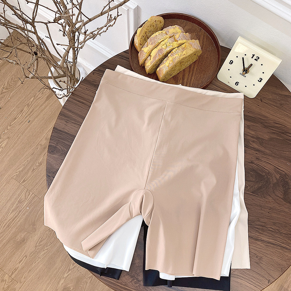 粉底液防走光安全裤冰丝平角裤100A抑菌裆二合一女生打底裤夏薄款,淘宝优惠券,粉丝福利购,淘宝优惠卷