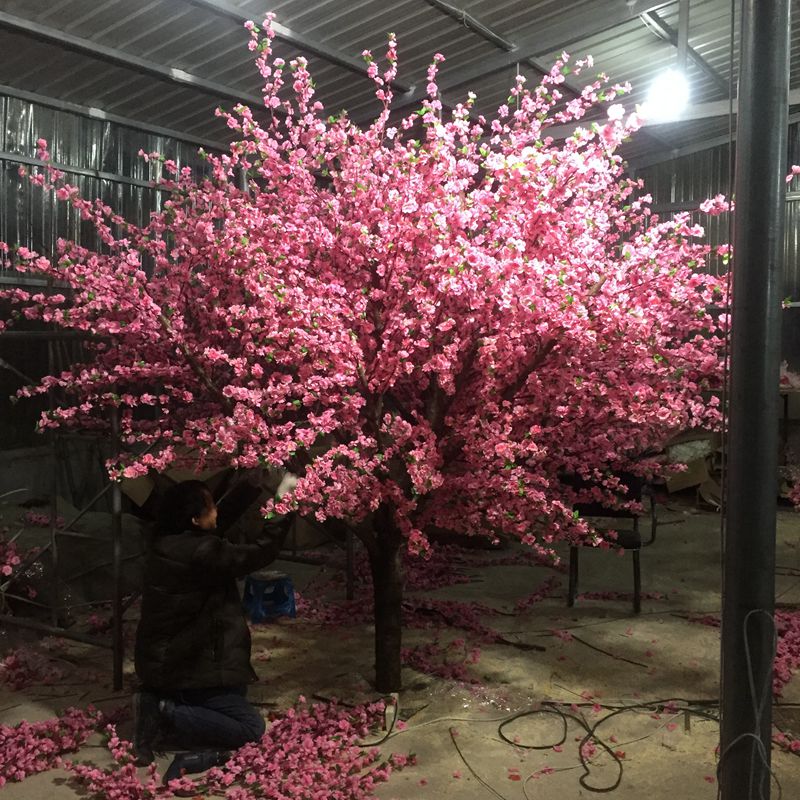 仿真花，布花，落地花，仿真梅花，人造桃花 - 图3