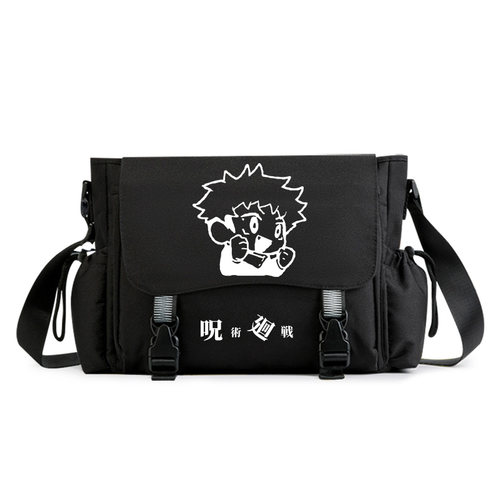 咒术回战周边五条悟虎杖悠仁单肩斜挎包动漫二次元同款背包书包 - 图0