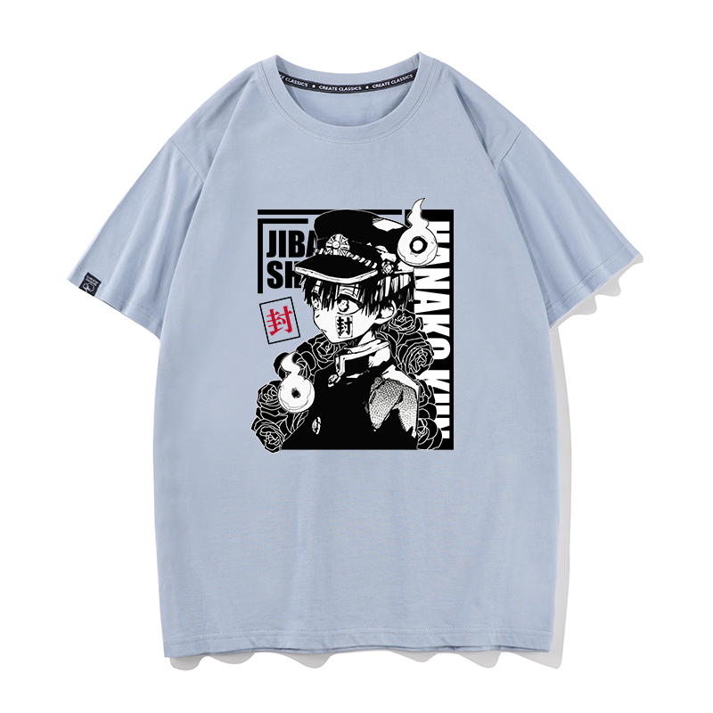 豆小萌地缚少年花子君衣服八寻宁宁T恤短袖七峰樱动漫二次元周边 - 图1