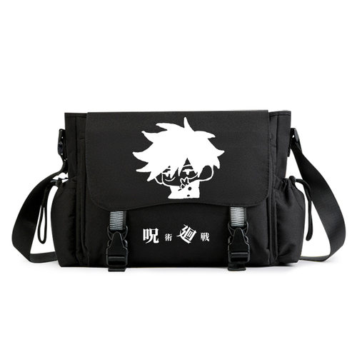 咒术回战周边五条悟虎杖悠仁单肩斜挎包动漫二次元同款背包书包 - 图1