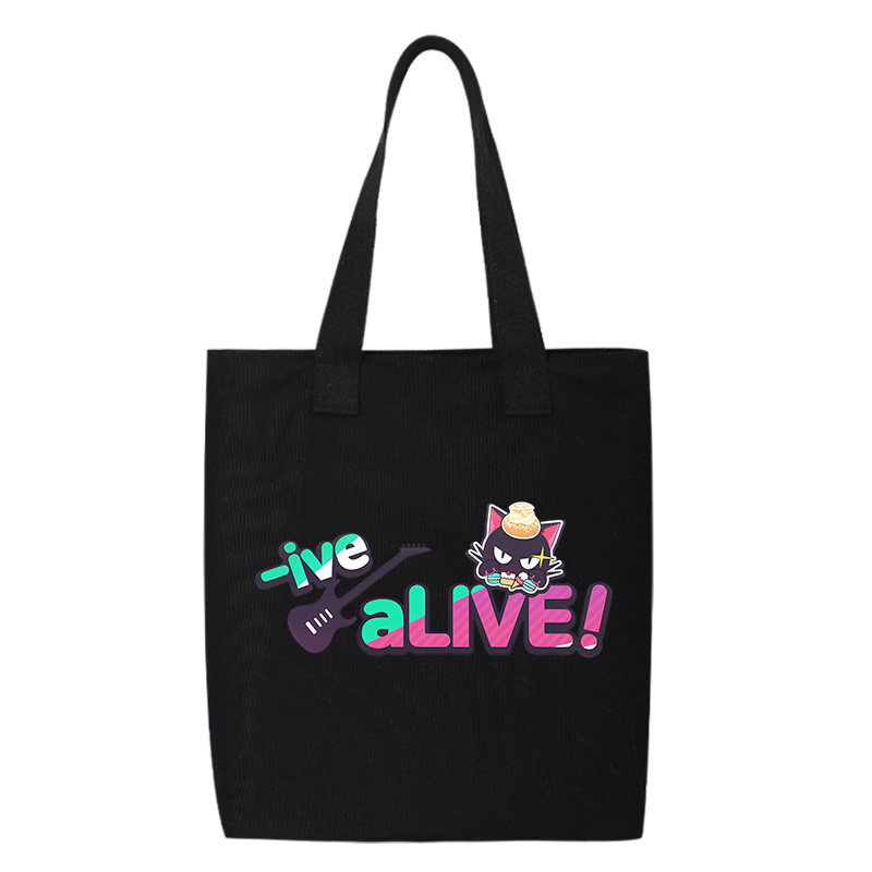 碧蓝档案ive aLIVE单肩斜挎手提包托特包和纱乐队帆布包托特背包,淘宝优惠券,粉丝福利购,淘宝优惠卷