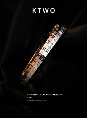 欧美时尚气质简约情侣手镯ins