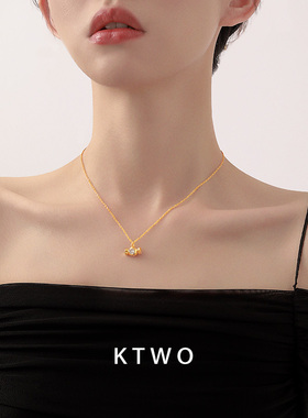 糖果项链女锆石吊坠百搭锁骨链