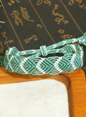 叶子手绳材料包送教程