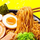 Japan imported instant noodles star food oil soba noodles