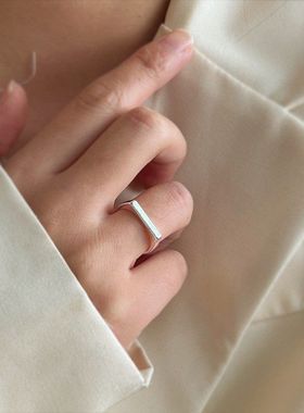 百搭不规则不925设计韩版掉色女