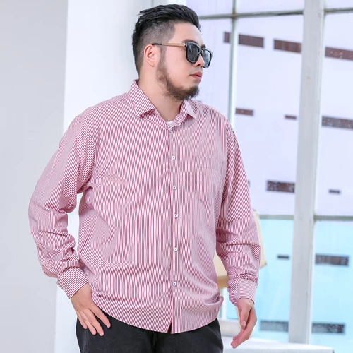 Хлопковая рубашка для отдыха, большой размер