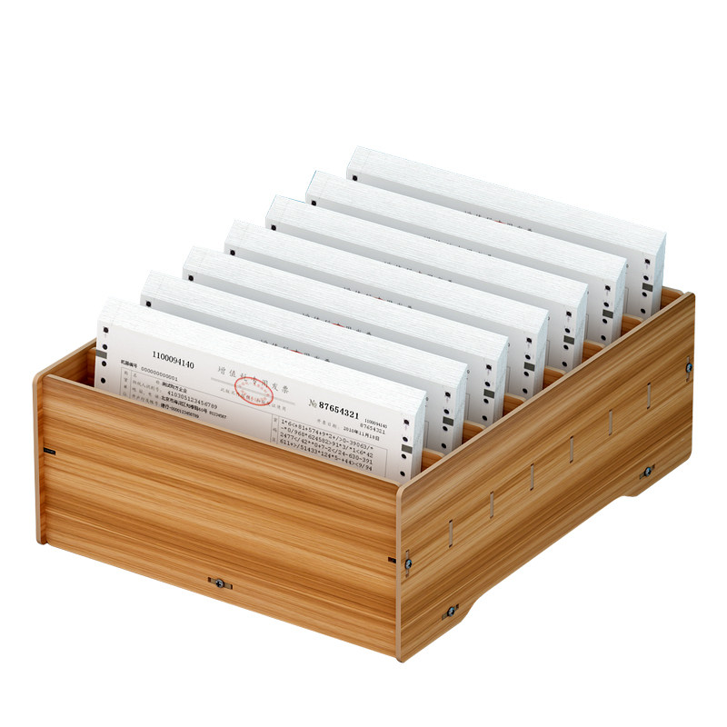 收据送货单收纳架票据收纳盒桌面财务单据分类快递单凭证整理盒,淘宝优惠券,粉丝福利购,淘宝优惠卷