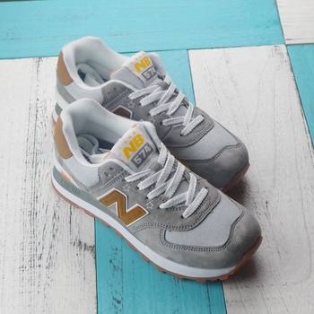 New Balance Sports Shoes Co., Ltd. BAOCAIGE n-shaped shoes gray and white men's shoes sports shoes women's shoes running shoes