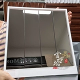 Серебряная металлическая мозаика из нержавеющей стали, зеркальный эффект