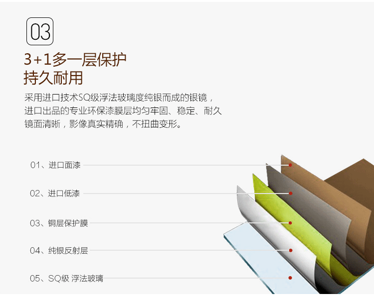 简约现代浴室镜洗手间镜子壁挂黏贴无框卫生间镜子浴室镜子装饰-图3