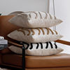 Nordic light brown home fabric simple modern pillow