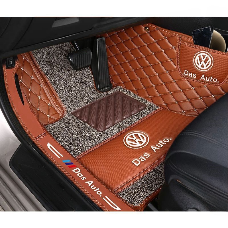 老款大众朗逸脚垫08/09/10/11/12/13/14款朗逸专用全包围双层脚垫 - 图2