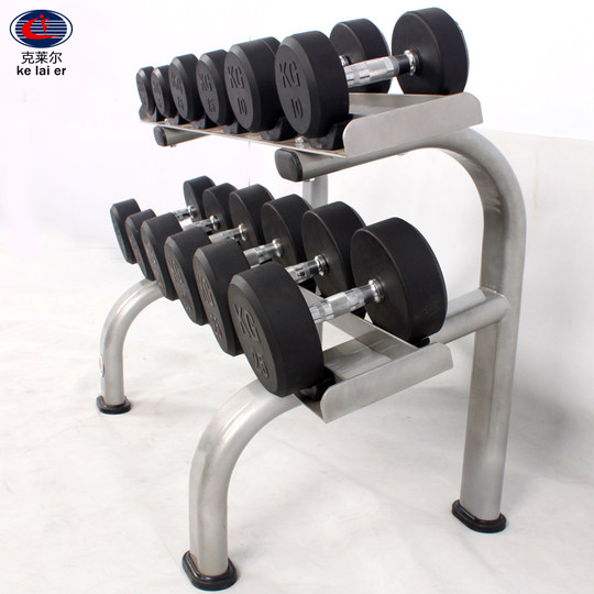Claire's Gym high-end rubberized dumbbells, home/commercial rubber dumbbells and barbells, professional fitness equipment
