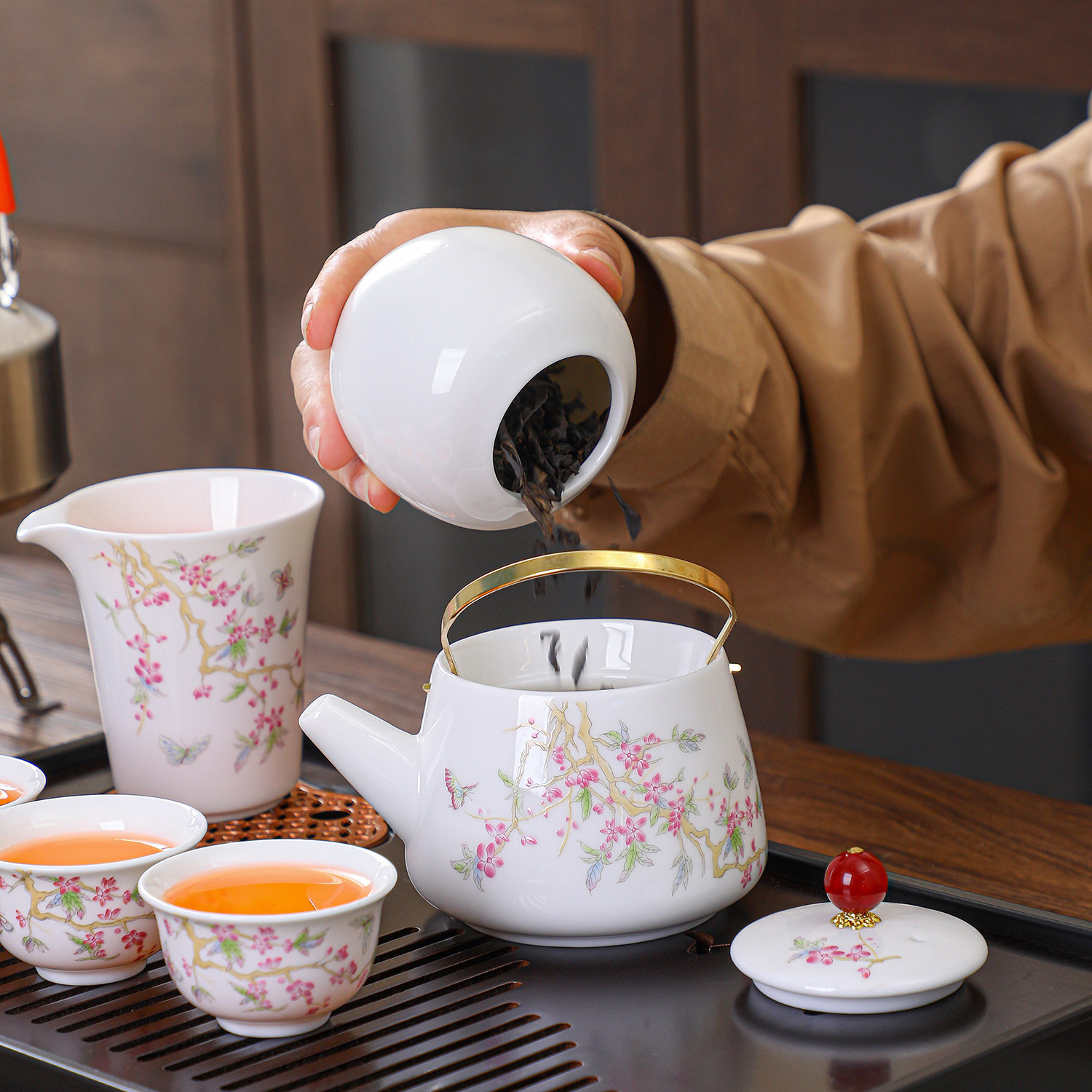 户外露营便携式旅行茶具套装多功能车载围炉煮茶烧水壶茶杯整套,淘宝优惠券,粉丝福利购,淘宝优惠卷