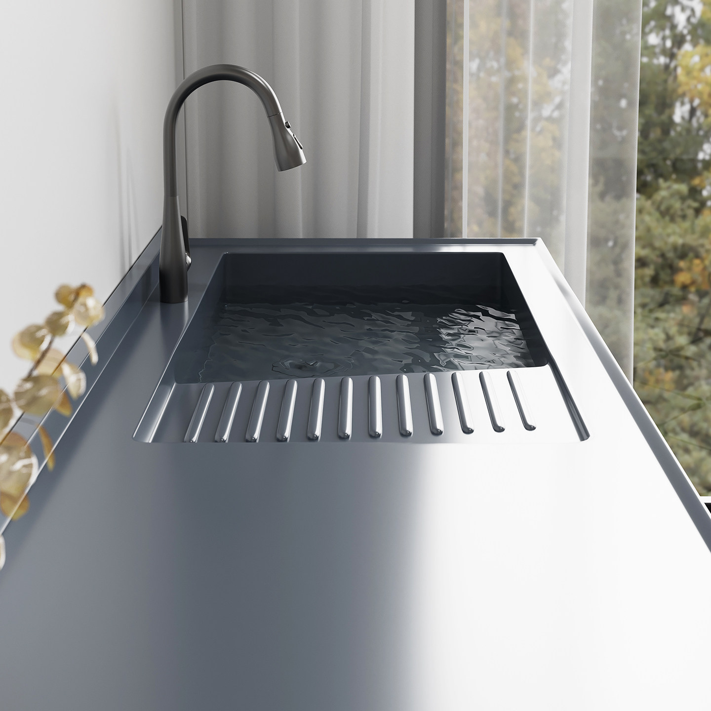 新款304不锈钢洗衣盆柜阳台带搓衣板洗衣池一体家用切角包管定制,淘宝优惠券,粉丝福利购,淘宝优惠卷