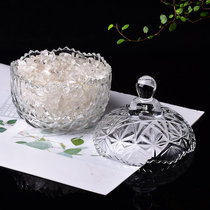 Natural White Crystal Eliminates Magnet Bracelet Degauss Bowl magnet Set of glass bowls with lid container to contain transparent bowl