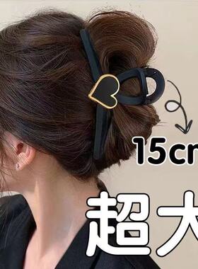 超大号抓夹女红色蝴蝶结15CM发夹