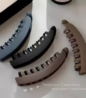 磨砂竖夹香蕉船夹子发夹