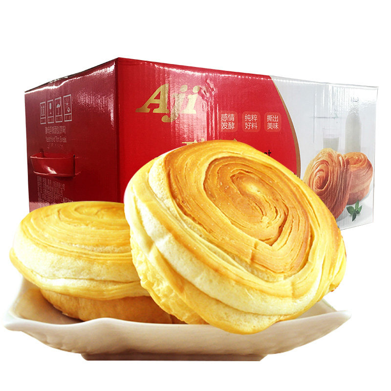 aji手撕整箱批发儿童早餐1kg酵母 大商食品专营西式糕点