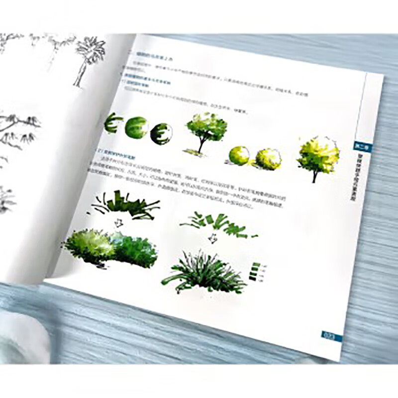正版书籍园林景观快题手绘技法第二版建筑手绘效果图表现技法教程书籍园林景观设计教材马克笔绘制技法书风景园林设计要素-图1
