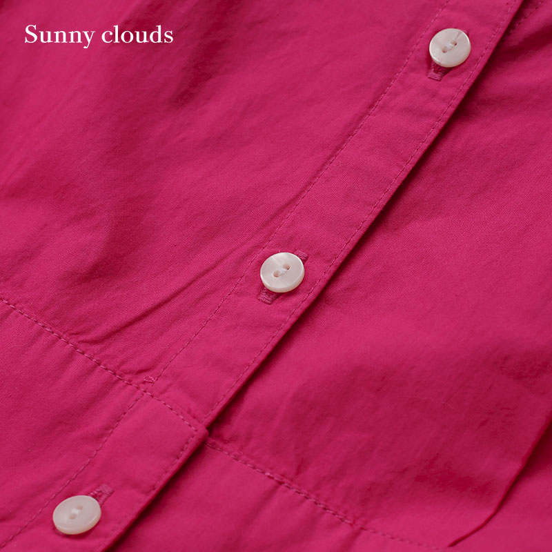 Sunny clouds Shuttle Notes日本面料 女式纯棉两穿连衣裙 - 图2