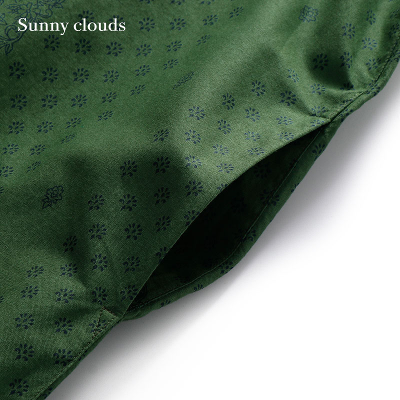 桑妮库拉/Sunny clouds 女式纯棉印花连衣裙 - 图3