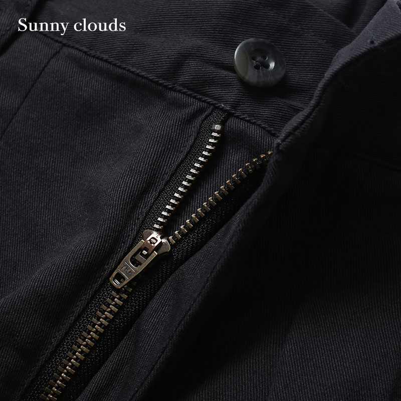 桑妮库拉/Sunny clouds 女式纯棉黑色阔腿裤 - 图1