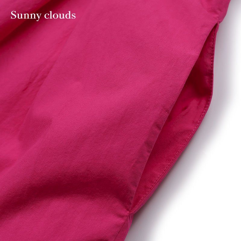 Sunny clouds Shuttle Notes日本面料 女式纯棉两穿连衣裙 - 图3