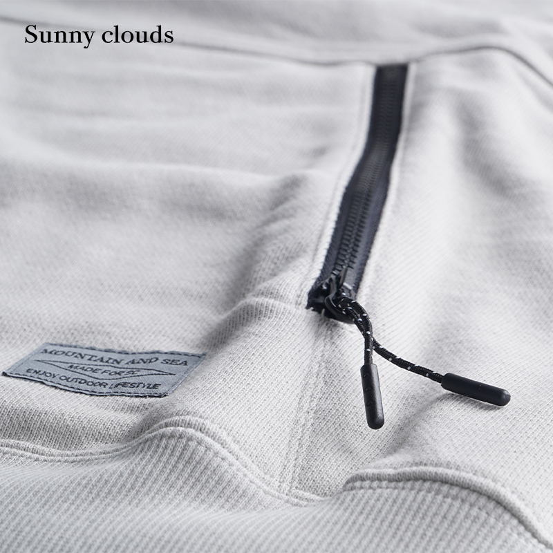 春季新品 桑妮库拉/Sunny clouds女棉混卫衣（米灰）套头圆领上衣 - 图2