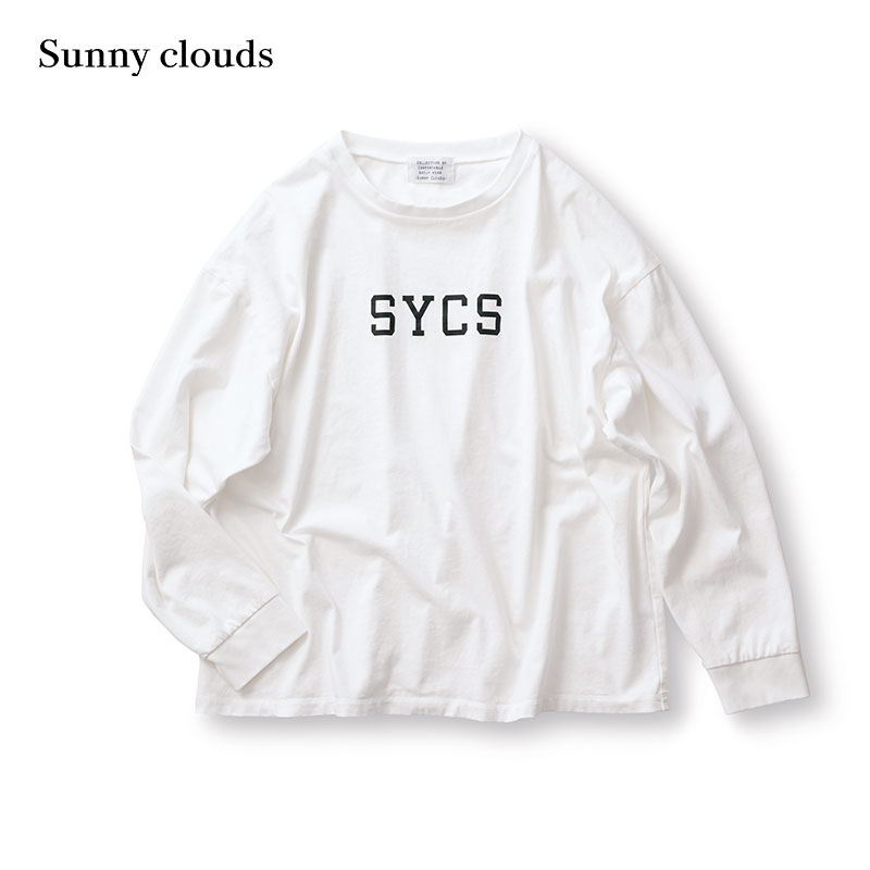 桑妮库拉/Sunny clouds Shuttle Notes日本面料 男式纯棉长袖T恤 - 图0