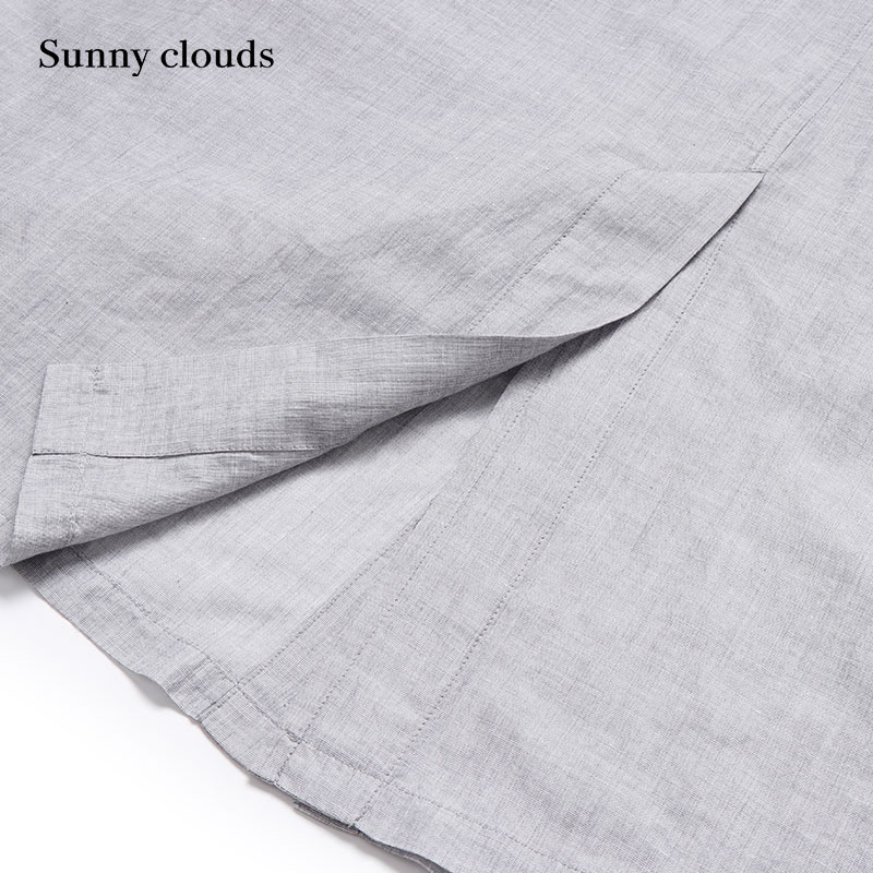 Sunny clouds Shuttle Notes日本面料 男式棉麻衬衫风轻薄外套 - 图3