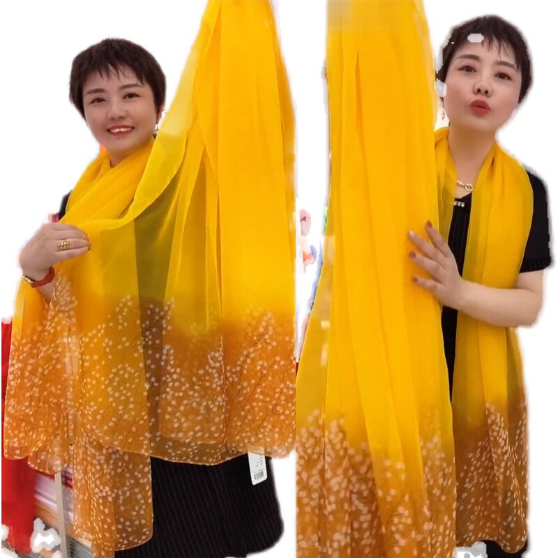 丝巾纱巾新款优柔纱秋冬长款女超大防晒披肩围巾两用印花长方形,淘宝优惠券,粉丝福利购,淘宝优惠卷