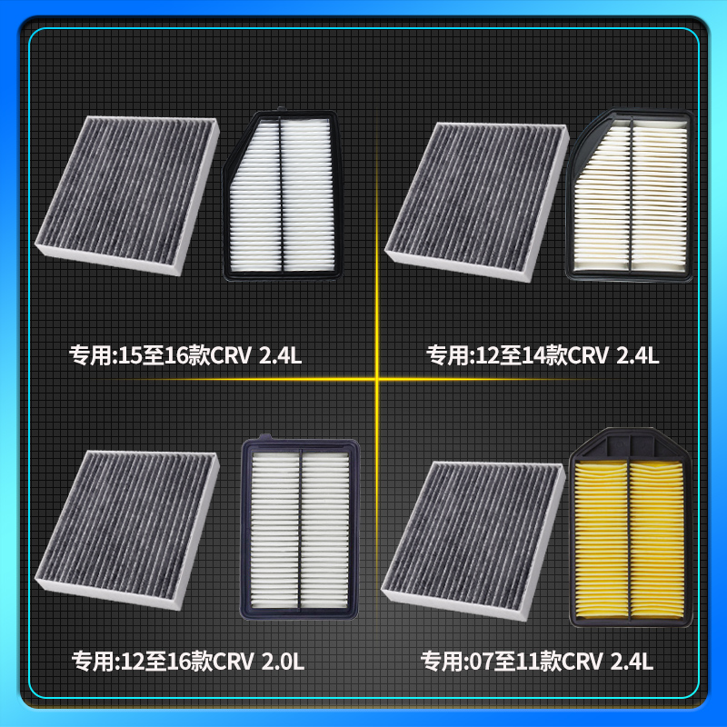 适配07-23款东风本田CRV空调滤芯10空气格13原厂升级14 16 17 21 - 图2