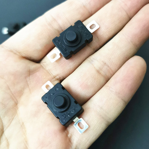 自锁长方形开关按钮开关玩具模型制作元件圆形按钮电子开关小开关 - 图2