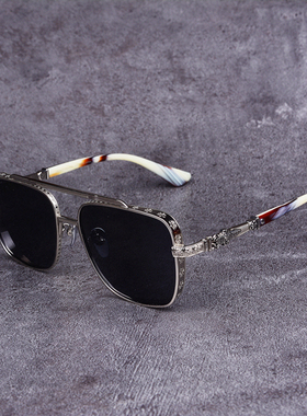 珍藏纯钛墨镜男女潮大可配有度数