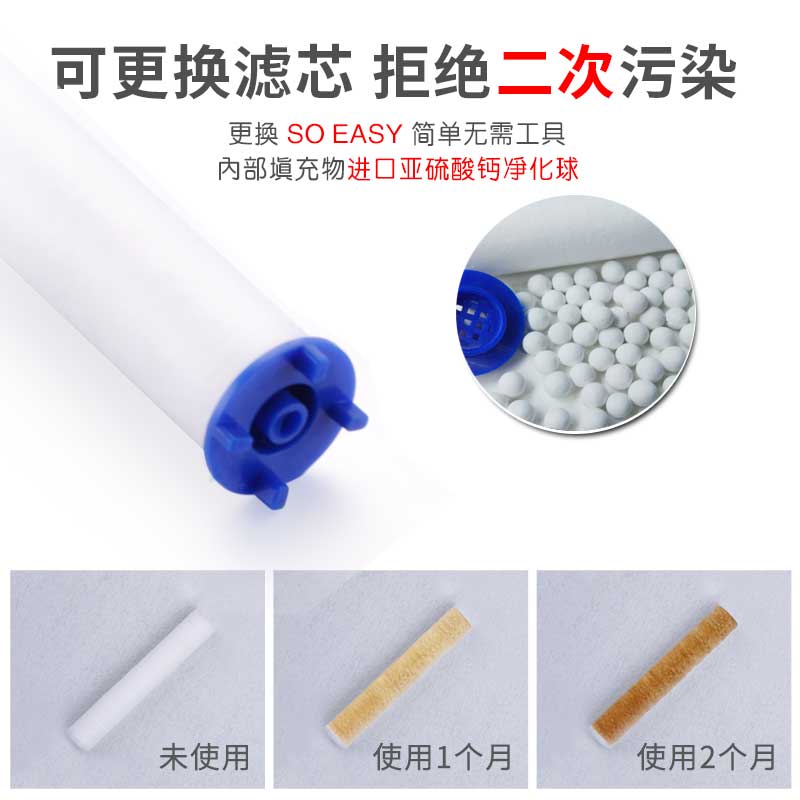 拉普斐沐浴淋浴喷头净水器洗澡过滤器家用通用增压净水花洒套装 - 图1