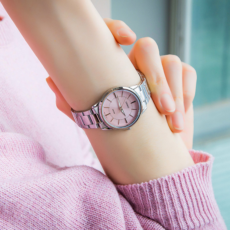 海外直邮卡西欧女士简约防水女表 锦时亨海外日韩腕表
