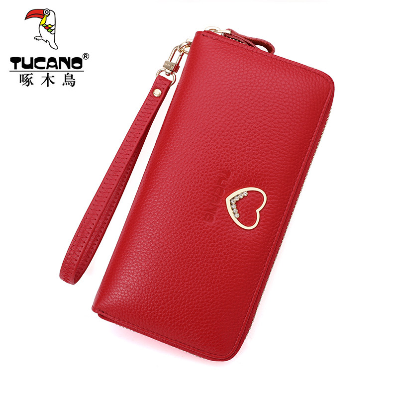 啄木鸟2021新款女士时尚长款零钱包 tucano祥喆钱包