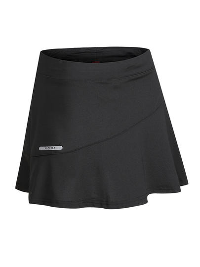 新款速干运动裤裙女假两件半身短裙健身羽毛球网球马拉松跑步裙裤