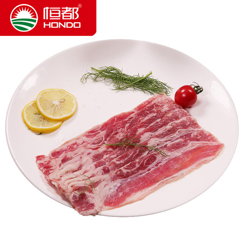 恒都厚切肥牛150gx6袋火锅烧烤肥牛牛肉片赠2包200g*2尚选肥牛卷