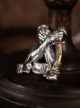 WolyIn of金本 新版 蒙古死仕 吊坠 925银原创蒙古元素 热血战场