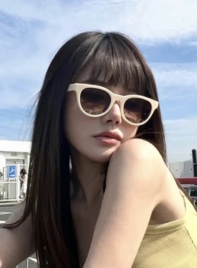 韩版ins红色墨镜明星款防紫外线