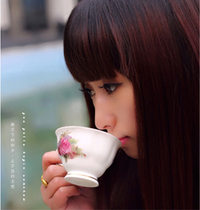 Eurostyle Coffee Cup Suit Afternoon Tea Cup Saucer Ceramic Cover Lovers to cup concentrated mug Inform red tea cup