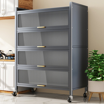 Widening 42cm kitchen shelve floor multilayer containing cabinet cabinet microwave oven multifunctional lockers