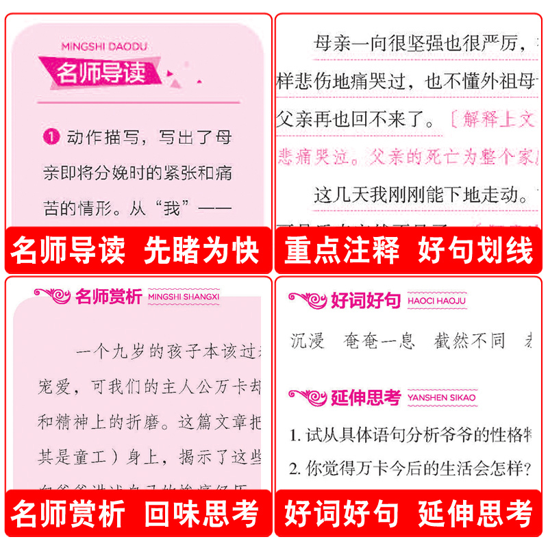 青少年世界名著全套40册 四大名著老人与海爱的教育昆虫记海底两万里骆驼祥子童年在人间我的大学高尔基正版课外书籍p - 图1