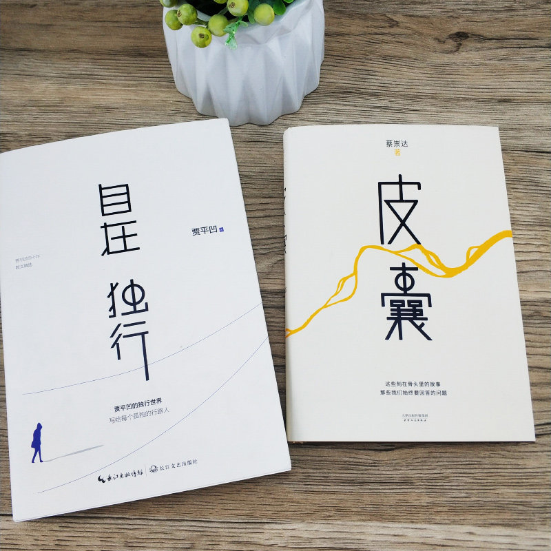 自在独行+皮囊正版书全套2册蔡崇达/贾平凹著正版包邮青春文学励志名家经典作品集散文集随笔小说中国现当代文学书籍畅销书排行榜_虎窝淘