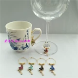 Креативный металлический бокал, идентификатор напитка для вечеринки