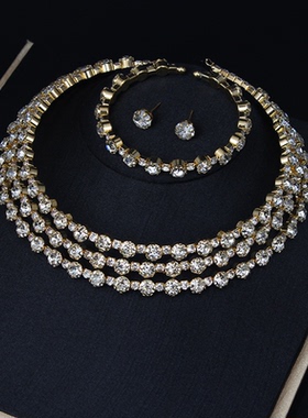 女气质配饰礼服晚宴饰品奢华